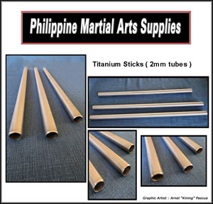 Titanium sticks ( 2mm titanium tubes )