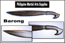 Barong Iron Wood Sword