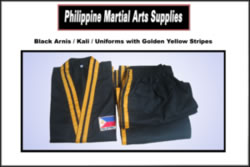 Arnis Uniform - yellow